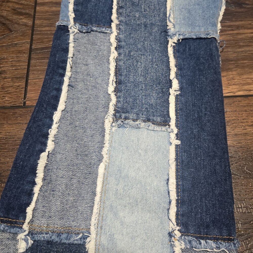 Patchwork Blue Jeans - image 2